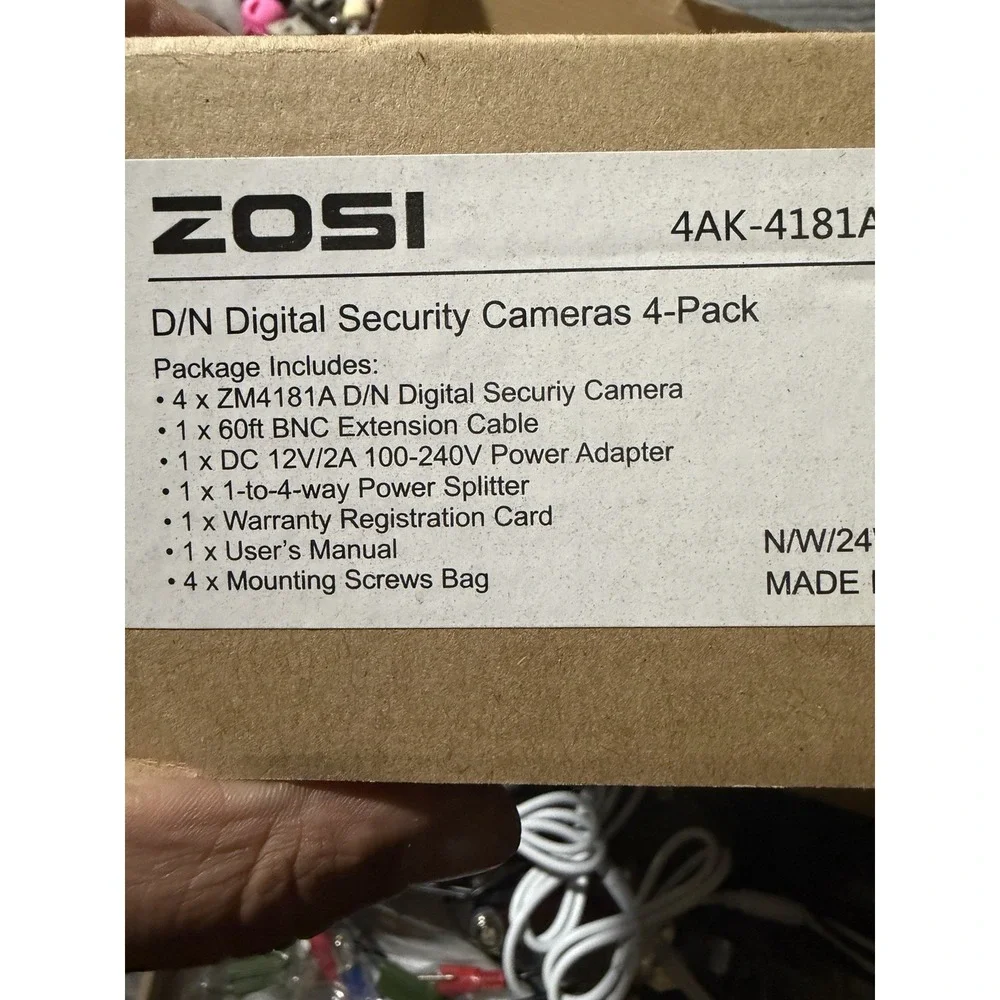zosi night/day video servillance systme read